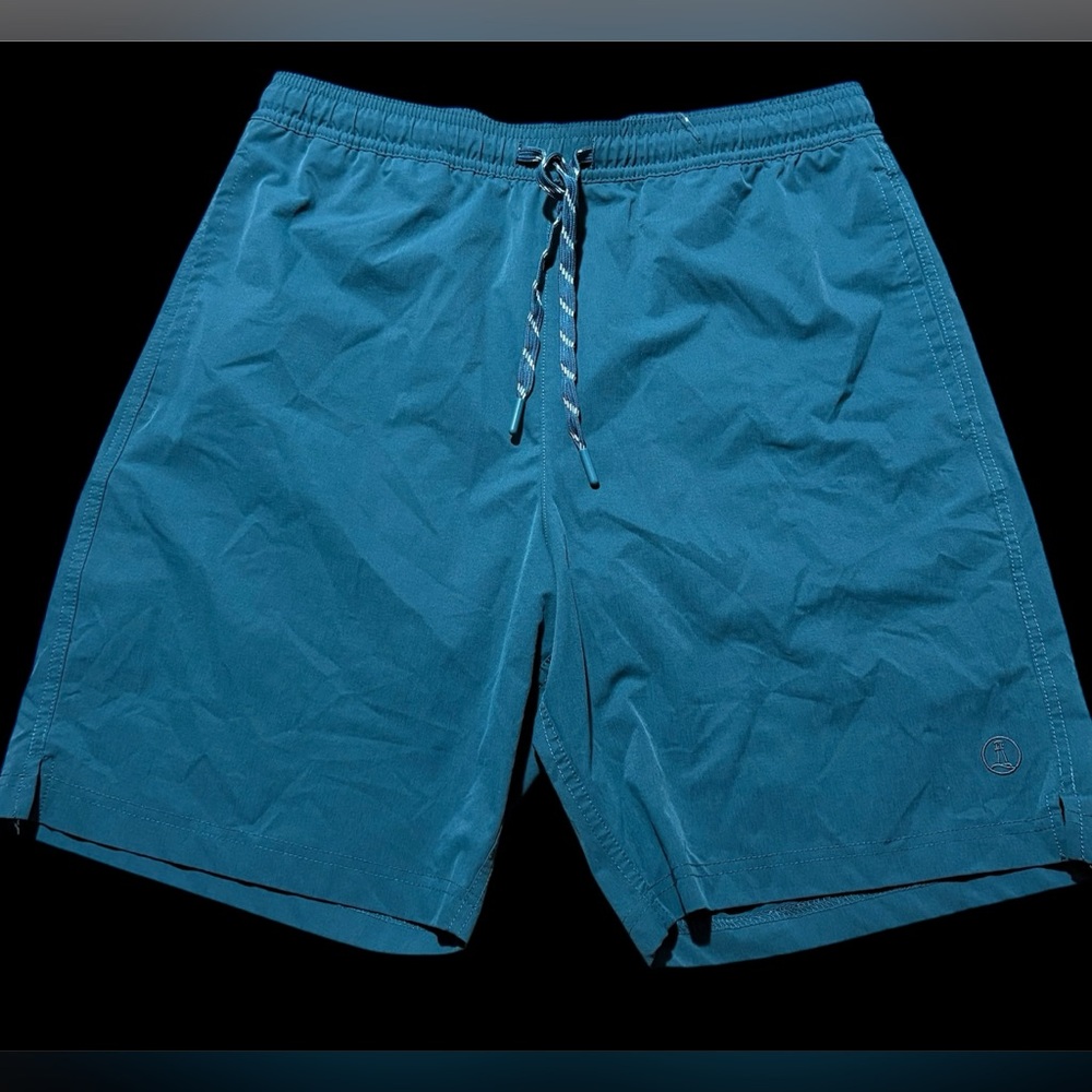 Lands' End Men's Athletic Shorts - Teal